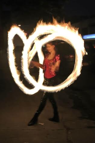 Emily- amazing Fire Spinner, fire dancer for all occasions, private parties, corporate events, promotions